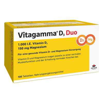 Vitagamma D3 Duo 1.000 I.E. tabletki 100 szt. od Wörwag Pharma GmbH & Co. KG PZN 11141206
