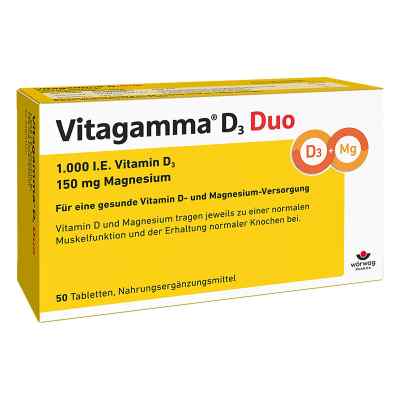 Vitagamma D3 Duo witamina D + magnez tabletki 50 szt. od Wörwag Pharma GmbH & Co. KG PZN 11141175