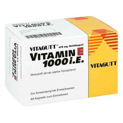 Vitagutt Vitamin E 1000 kapsułki 60 szt. od CHEPLAPHARM Arzneimittel GmbH PZN 03011406