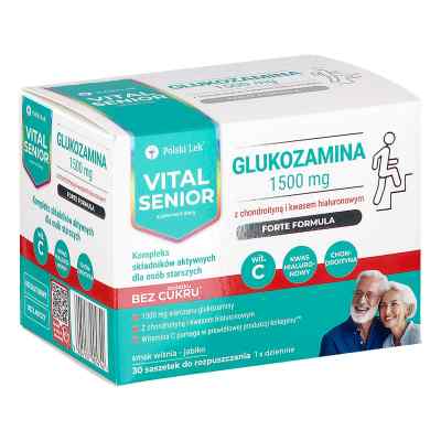 Vital Senior Glukozamina 1500 mg o smaku wiśnia jabłko tabletki 