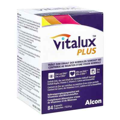 Vitalux Plus Kapseln 84 szt. od Alcon Deutschland GmbH PZN 18044848