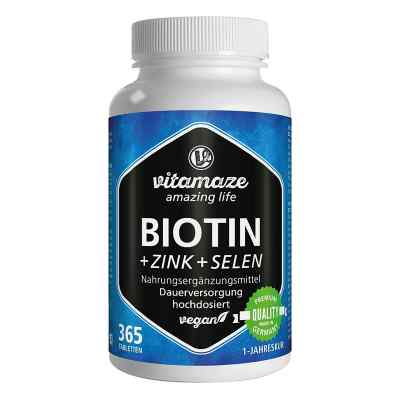 Vitamaze Biotin + Zink + Selen tabletki 365 szt. od Vitamaze GmbH PZN 12580505