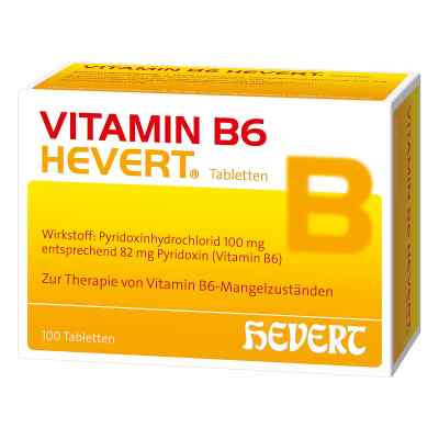 Vitamin B 6 Hevert tabletki 100 szt. od Hevert Arzneimittel GmbH & Co. K PZN 04490283
