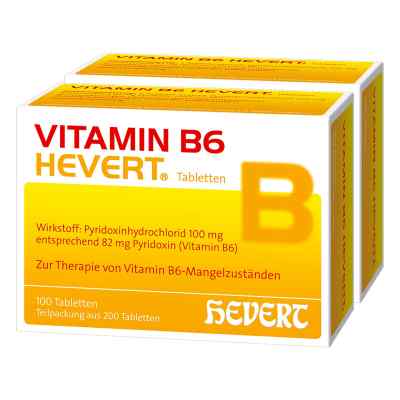 Vitamin B 6 Hevert tabletki 200 szt. od Hevert Arzneimittel GmbH & Co. K PZN 02567840