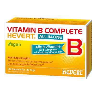 Vitamin B Complete Hevert All-in-one Kapseln 120 szt. od Hevert-Arzneimittel GmbH & Co. KG PZN 19214755