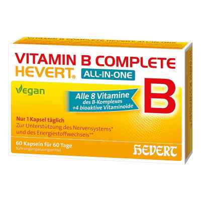 Vitamin B Complete Hevert All-in-one Kapseln 60 szt. od Hevert-Arzneimittel GmbH & Co. KG PZN 19214749