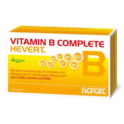 Vitamin B Complete Hevert Kapseln 120 szt. od Hevert Arzneimittel GmbH & Co. K PZN 15403086