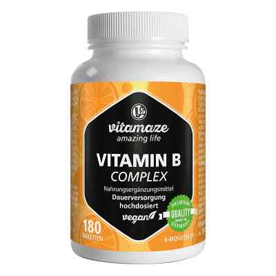 Vitamin B Complex Tabletten 180 szt. od Vitamaze GmbH PZN 12741428