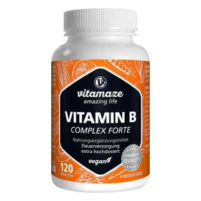 Vitamin B-komplex extra hochdosiert Vispura Tabletten  120 szt. od Vitamaze GmbH PZN 13815258