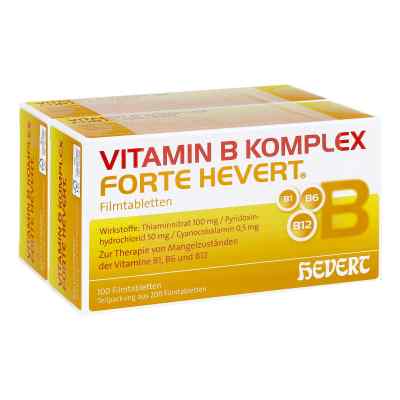 Vitamin B Komplex forte Hevert tabletki 200 szt. od Hevert-Arzneimittel GmbH & Co. KG PZN 05003960