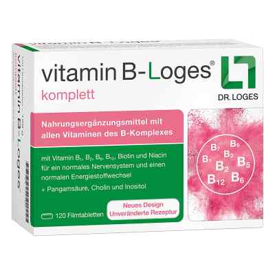 Vitamin B-loges komplett w tabletkach powlekanych 120 szt. od Dr. Loges + Co. GmbH PZN 11101520