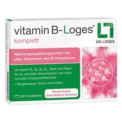 Vitamin B-loges komplett w tabletkach powlekanych 60 szt. od Dr. Loges + Co. GmbH PZN 11101514