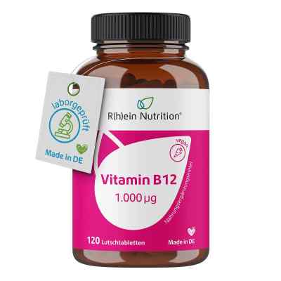 Vitamin B12 1.000 [my]g Lutschtabletten vegan 120 szt. od R(h)ein Nutrition UG PZN 16393970