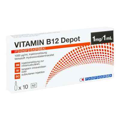 Vitamin B12 Depot Panpharma 1000 [my]g/ml roztwór do wstrzykiwań 10X1 ml od Panpharma GmbH PZN 16199653