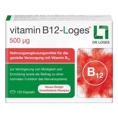 Vitamin B12-loges 500 Μg Kapseln 120 szt. od Dr. Loges + Co. GmbH PZN 19101086