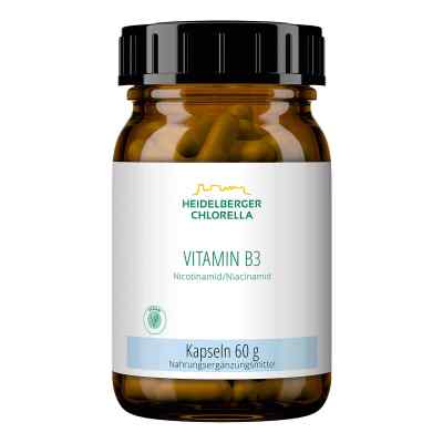 Vitamin B3 Nicotinamid kapsułki 120 szt. od Heidelberger Chlorella GmbH PZN 09460772