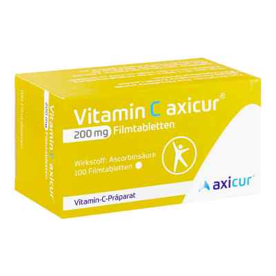 Vitamin C Axicur 200 Mg Filmtabletten 100 szt. od  PZN 17260627