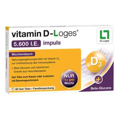 Vitamin D-loges 5.600 I.e. impuls tabletki do żucia 60 szt. od Dr. Loges + Co. GmbH PZN 15228097
