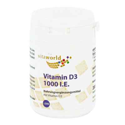 Vitamin D3 1.000 I.e. pro Tag Tabletten 200 szt. od Vita World GmbH PZN 14238484