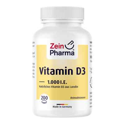 Vitamin D3 1.000 I.e. Softgelkapseln Zeinpharma 200 szt. od ZeinPharma Germany GmbH PZN 14293448