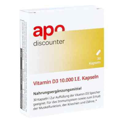 Vitamin D3 10.000 I.e. kapsułki 30 szt. od Apologistics GmbH PZN 16908428