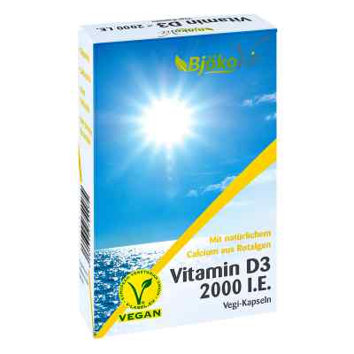 Vitamin D3 2.000 I.e. Vegi Kapseln 60 szt. od BjökoVit PZN 11023228