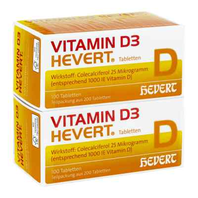 Vitamin D3 Hevert tabletki 200 szt. od Hevert Arzneimittel GmbH & Co. K PZN 09887387