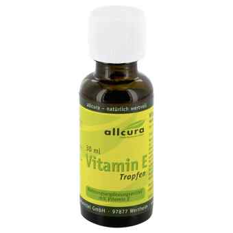 Vitamin E Tropfen 30 ml od allcura Naturheilmittel GmbH PZN 02810370