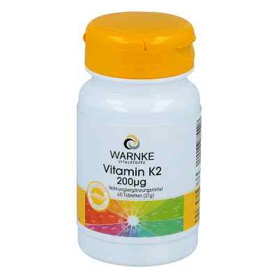 Vitamin K2 200 [my]g tabletki 60 szt. od Warnke Vitalstoffe GmbH PZN 12427910