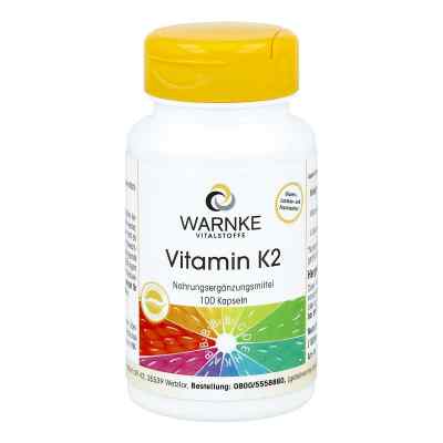 Vitamin K2 kapsułki 100 szt. od Warnke Vitalstoffe GmbH PZN 10827798