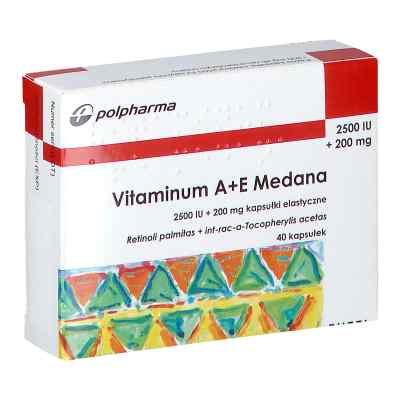 Vitaminum A+E Medana 40  od MEDANA PHARMA SPÓŁKA AKCYJNA PZN 08301804