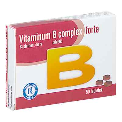 Vitaminum B Complex Forte tabletki 50  od PRZEDSIĘBIORSTWO PRODUKCJI FARMACEUTYCZNEJ HASCO-L PZN 08304484