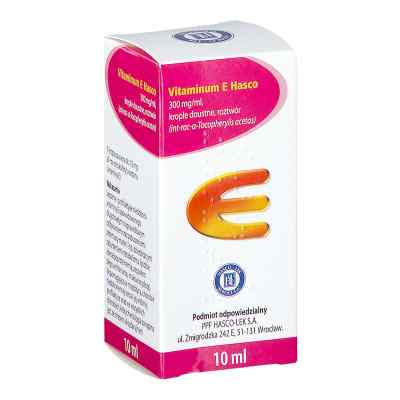 Vitaminum E Hasco krople 10 ml od PRZEDSIĘBIORSTWO PRODUKCJI FARMACEUTYCZNEJ HASCO-L PZN 08302298