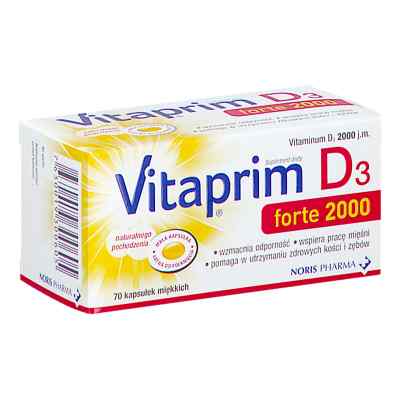 Vitaprim D3 Forte 2000 kapsułki miękkie 70  od  PZN 08304329