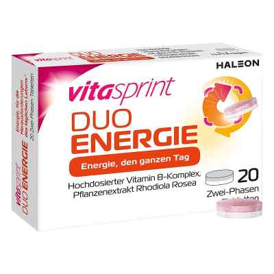 Vitasprint Duo Energie Tabletten 20 szt. od GlaxoSmithKline Consumer Healthc PZN 18760556