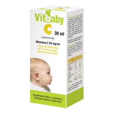 Vitbaby C krople z witaminą C 30 ml od BIOTICOM PZN 08300652