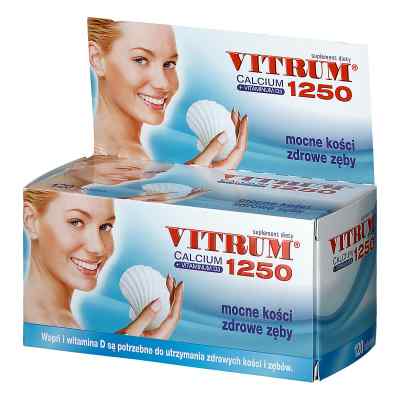 Vitrum Calcium 1250 + Vitaminum D3 120  od MASTER PHARM S.A. PZN 08300477