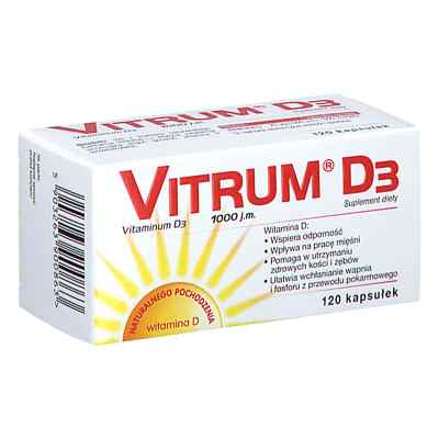 Vitrum D3 1000 j.m. kapsułki 120  od CURTIS HEALTH CAPS PZN 08300476