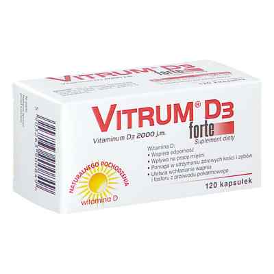 Vitrum D3 Forte 2000 j.m. kapsułki 120  od CURTIS HEALTH CAPS PZN 08300276