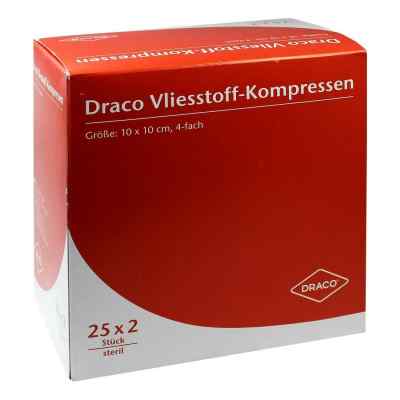 Vliesstoff-kompressen 10x10 cm steril 4fach