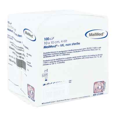 Vliesstoff-kompressen 10x10 cm unsteril 4fach