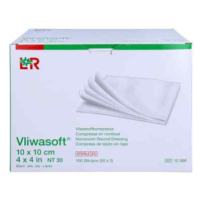 Vliwasoft Vlieskompressen 10x10 cm steril 6l.