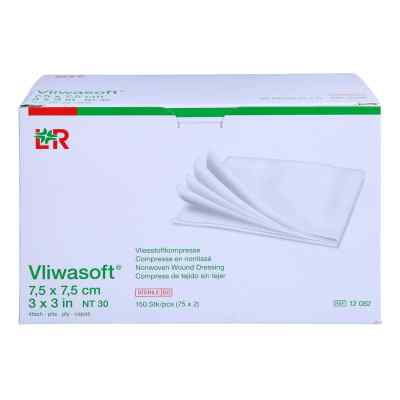 Vliwasoft Vlieskompressen 7,5x7,5 cm steril 4l.