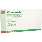 Vliwasorb superabsorb.Saugkomp.steril 10x20 cm