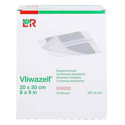 Vliwazell Saugkompressen 20x20 cm steril