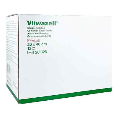 Vliwazell Saugkompressen 20x40 cm steril