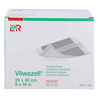 Vliwazell Saugkompressen 20x40 cm steril