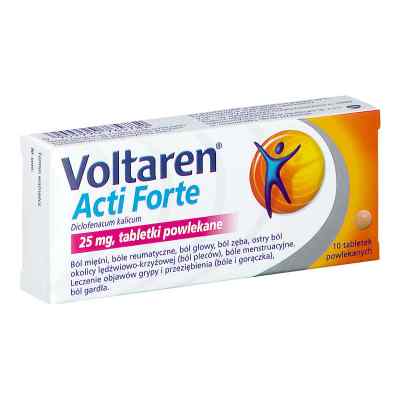 Voltaren Acti Forte tabletki powlekane 10  od NOVARTIS CONSUMER HEALTH GMBH PZN 08302789