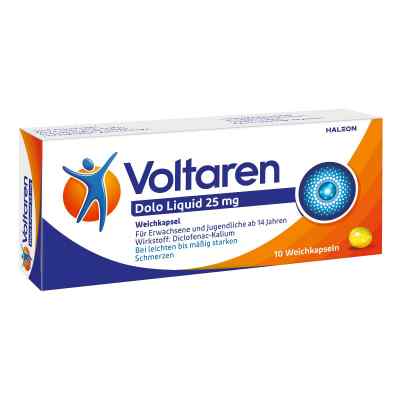Voltaren Dolo Liquid 25 mg kapsułki 10 szt. od Haleon Germany GmbH PZN 05023922