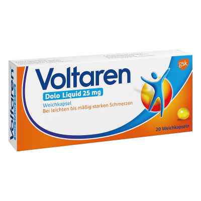 Voltaren Dolo Liquid 25 mg kapsułki miękkie 20 szt. od GlaxoSmithKline Consumer Healthc PZN 05023939